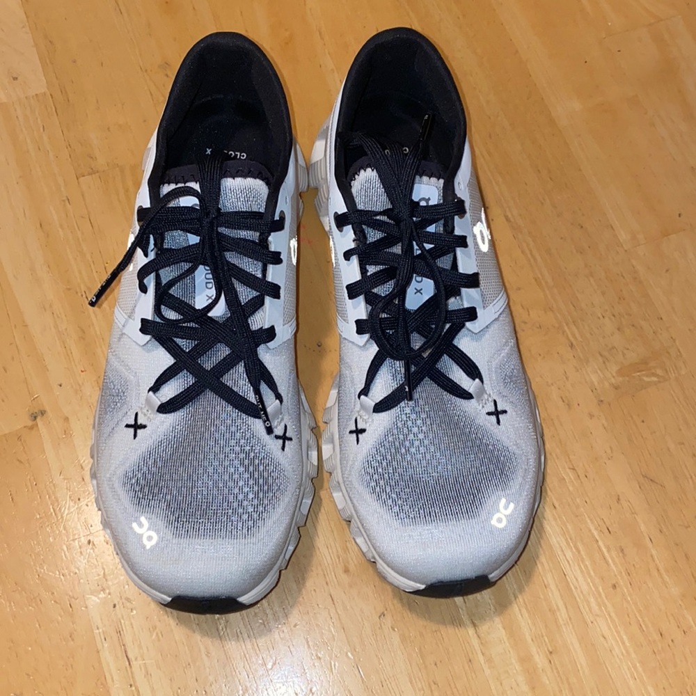 On Running White and Black Women's Athletic Shoes